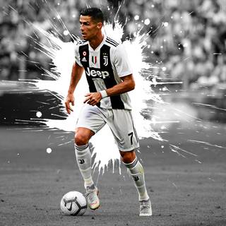 Ronaldo shooting wallpaper