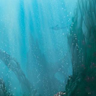 Underwater phone wallpaper