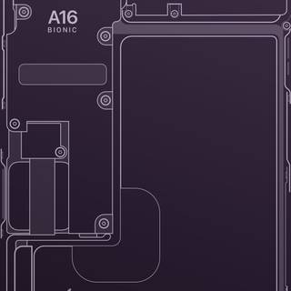 iPhone 14 Pro deep purple wallpaper