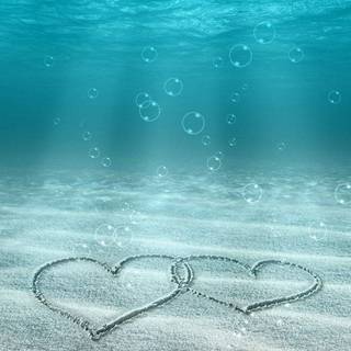 Underwater phone wallpaper