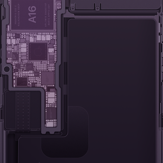 iPhone 14 purple wallpaper