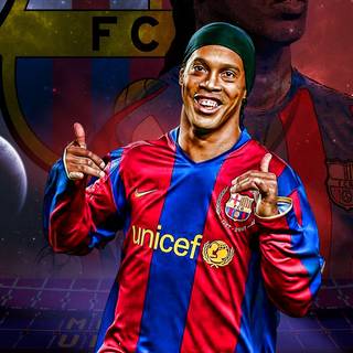 Ronaldinho phone wallpaper