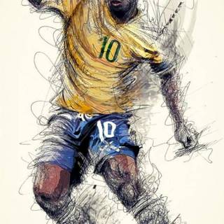 Ronaldinho phone wallpaper