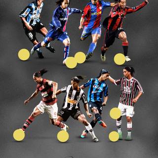 Ronaldinho phone wallpaper