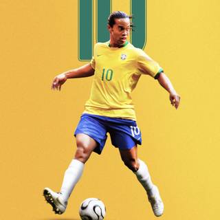 Ronaldinho phone wallpaper