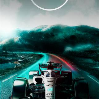 Mercedes F1 phone wallpaper