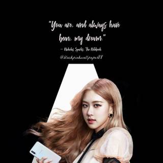 Blackpink Rose iPhone wallpaper