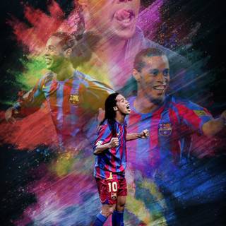 Ronaldinho phone wallpaper