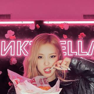 Blackpink Rose iPhone wallpaper