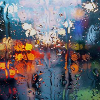 Rainy iPhone wallpaper