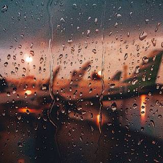 Rainy iPhone wallpaper