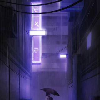 Rainy iPhone wallpaper