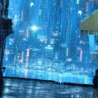 Rainy iPhone wallpaper