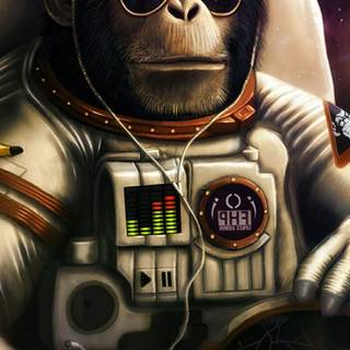 Monkey iPhone wallpaper