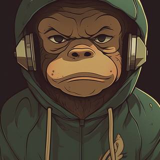 Monkey iPhone wallpaper