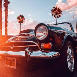 Vintage cars iPhone wallpaper