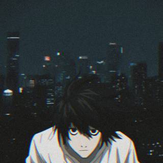 L Death Note phone wallpaper