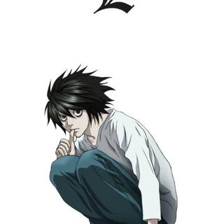 L Death Note phone wallpaper