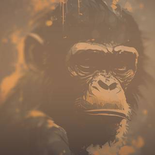 Monkey iPhone wallpaper