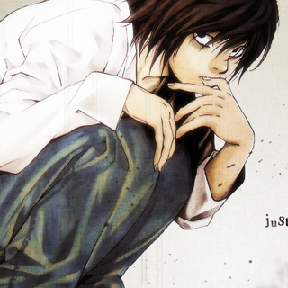 L Death Note phone wallpaper
