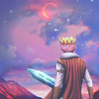 Technoblade phone wallpaper