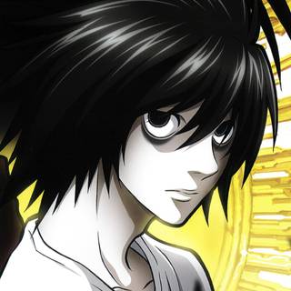 L Death Note phone wallpaper