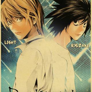 L Death Note phone wallpaper