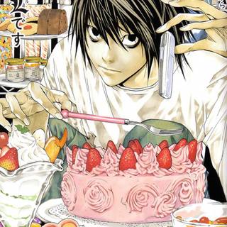 L Death Note phone wallpaper