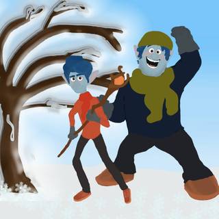 Pixar winter wallpaper