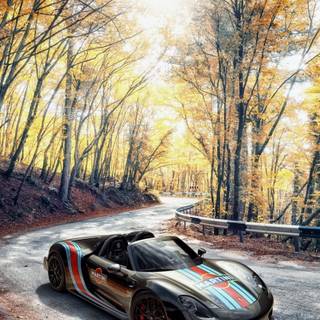Porsche 918 iPhone wallpaper