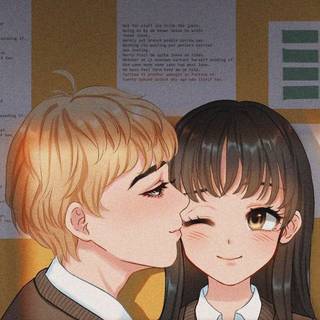 Anime love phone wallpaper