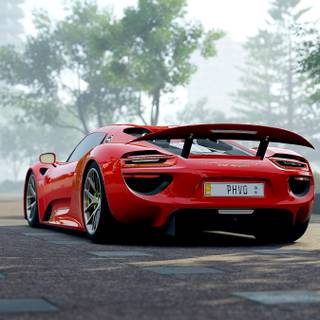 Porsche 918 iPhone wallpaper