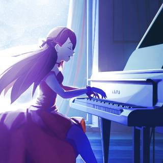 Anime love phone wallpaper