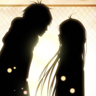 Anime love phone wallpaper