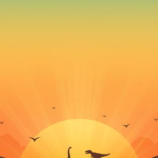 Dinosaur iPhone wallpaper