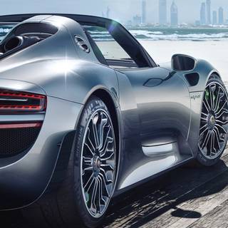 Porsche 918 iPhone wallpaper