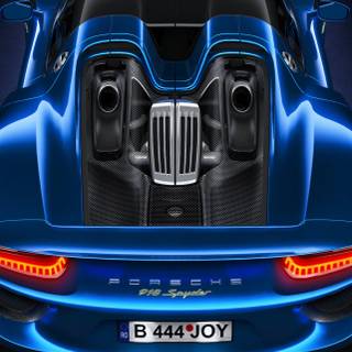 Porsche 918 iPhone wallpaper