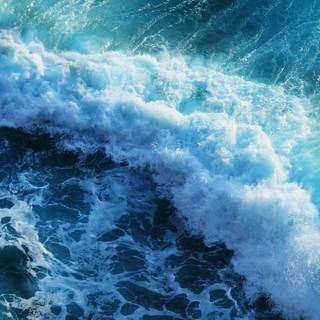 iPhone waves wallpaper
