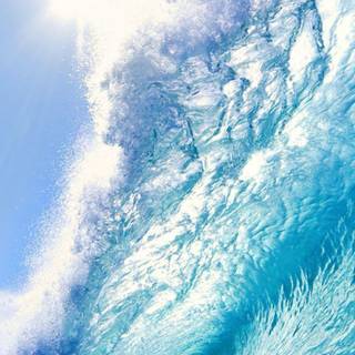 iPhone waves wallpaper