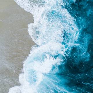 iPhone waves wallpaper