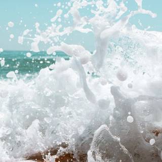 iPhone waves wallpaper