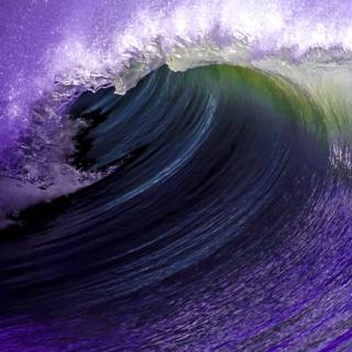 iPhone waves wallpaper