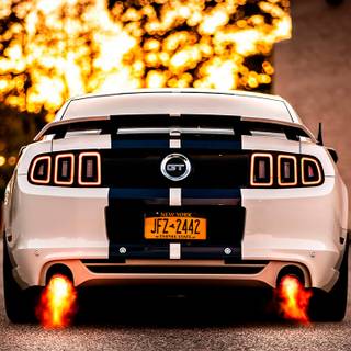 Mustang GT phone wallpaper