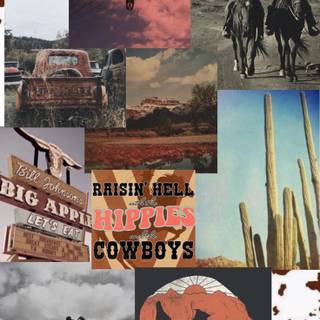 Cowboy iPhone wallpaper