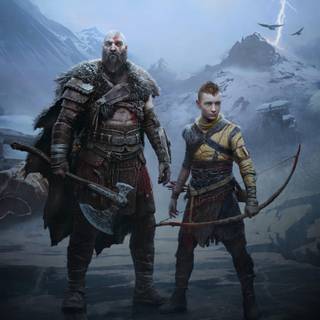 God of War Ragnarok iPhone wallpaper