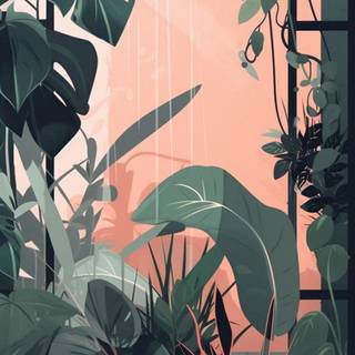 iPhone plant wallpaper