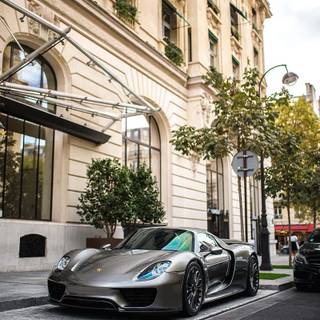 Porsche 918 iPhone wallpaper