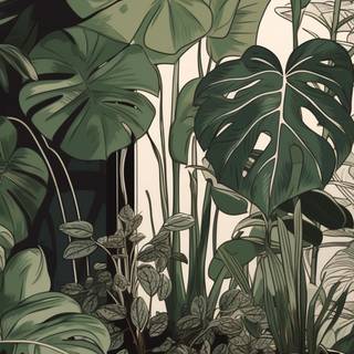 iPhone plant wallpaper