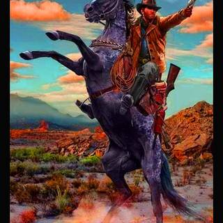 Cowboy iPhone wallpaper