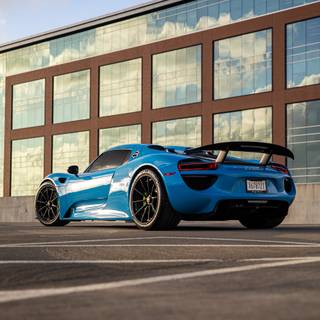 Porsche 918 iPhone wallpaper